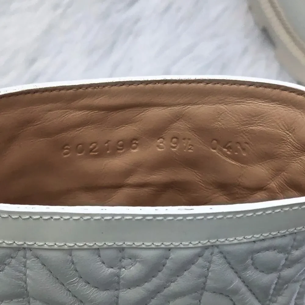 Gucci Calfskin G Rhombus Quilted Ankle Boots White 39.5G | 9.5 US - Picture 12 of 16